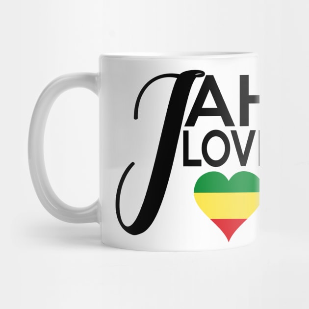 Jah Love Rasta Reggae Rastafari by Merchweaver